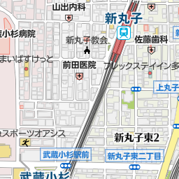 武蔵小杉駅 川崎市中原区 駅 の地図 地図マピオン
