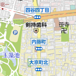 信濃町駅（新宿区/駅）の地図｜地図マピオン
