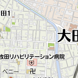 東京急行電鉄株式会社 東急多摩川線池上線蒲田駅（大田区/鉄道業）の地図｜地図マピオン