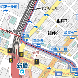 銀座駅 中央区 駅 の地図 地図マピオン