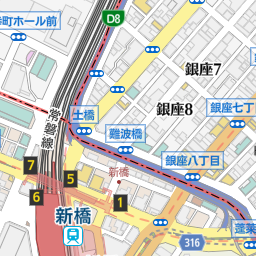 銀座駅 中央区 駅 の地図 地図マピオン