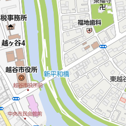 越谷駅 越谷市 駅 の地図 地図マピオン