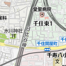 東京都足立区千住寿町20の地図(35.75356484220323 東京都足立区千住寿町20の地図(35.75356484220323