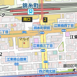 錦糸町駅 墨田区 駅 の地図 地図マピオン