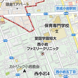 江戸川女子高等学校 江戸川区 高校 の地図 地図マピオン