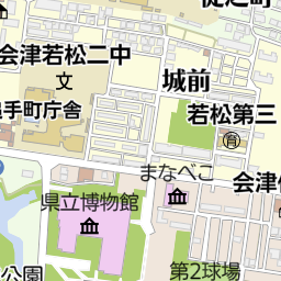 福島県会津若松市花春町4の地図(37.49177095665428,139.9430775