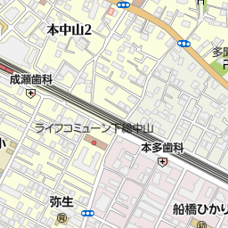 ダイソー下総中山店 船橋市 100円ショップ の地図 地図マピオン