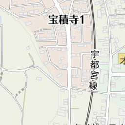 栃木県塩谷郡高根沢町大字宝積寺の地図(36.62372416844891