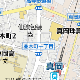 真岡駅（真岡市/駅）の地図｜地図マピオン