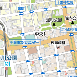 千葉中央駅 千葉市中央区 駅 の地図 地図マピオン