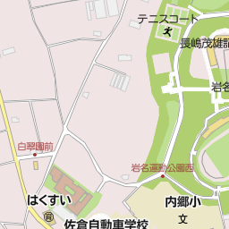 佐倉自動車学校 佐倉市 教習所 自動車学校 の地図 地図マピオン