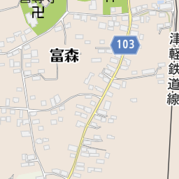 津軽中里駅（北津軽郡中泊町/駅）の地図｜地図マピオン