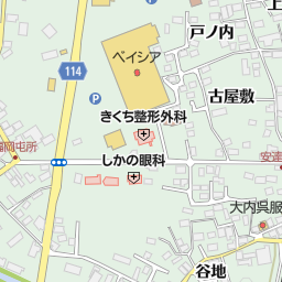 フレッシュ安達店 二本松市 美容院 美容室 床屋 の地図 地図マピオン