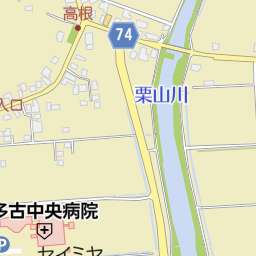 千葉県香取郡多古町多古の地図(35.73558783474251,140.46778)｜地図 