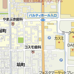 アンテリール 常陸太田市 美容院 美容室 床屋 の地図 地図マピオン