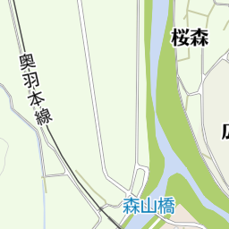 青森県南津軽郡大鰐町大字八幡館字浅瀬渕の地図