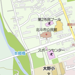 メイクス美容室 北斗市 美容院 美容室 床屋 の地図 地図マピオン