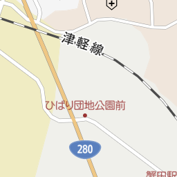 蟹田駅（東津軽郡外ヶ浜町/駅）の地図｜地図マピオン