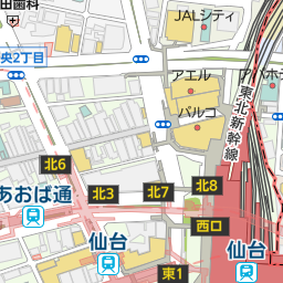 仙台駅 仙台市青葉区 駅 の地図 地図マピオン