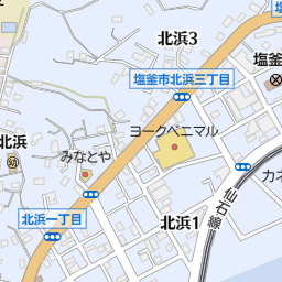 マリンゲート塩釜第４駐車場 塩竈市 駐車場 コインパーキング の地図 地図マピオン