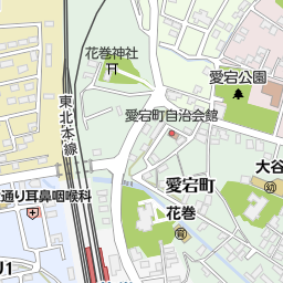 花巻駅 花巻市 駅 の地図 地図マピオン