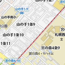 札幌市立山の手南小学校 札幌市西区 小学校 の地図 地図マピオン