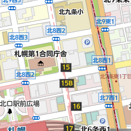 北洋銀行ｊｒ札幌駅 ａｔｍ 札幌市北区 銀行 Atm の地図 地図マピオン