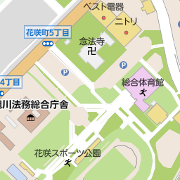 旭川市総合体育館 旭川市 体育館 の地図 地図マピオン