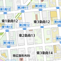 シネマ太陽帯広 帯広市 映画館 の地図 地図マピオン