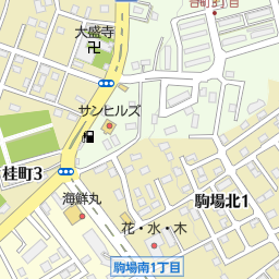 網走市役所 ひまわり保育園 網走市 幼稚園 保育園 の地図 地図マピオン